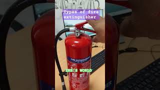 🔥 Types of fire extinguisher DCP type fire extinguisher O2 fire extinguisher [upl. by Rohclem438]