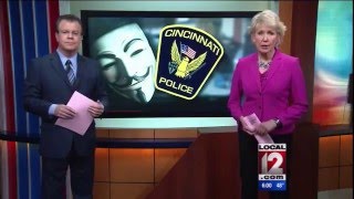 Anonymous hacker group declares war on local police [upl. by Idou864]