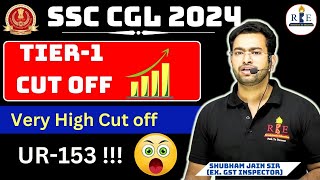 SSC CGL 2024 T1 Result out Very high cutoff 😬😣 [upl. by Daukas216]