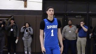 LaMelo Ball Pulls Up From Halfcourt and Fight Breaks Out at SPIRE Game  Full Highlights [upl. by Roath189]