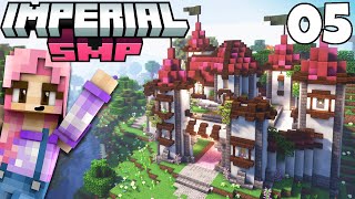 My FIRST Minecraft Castle  Imperial SMP  Ep 5 [upl. by Luz]