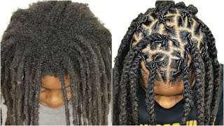 1 YEAR OF NEW GROWTH HAIR RETWIST  With No Clips Must See Transformation [upl. by Brechtel]