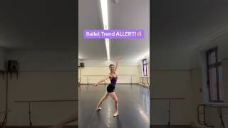 FOUETTÉS version of the TREND🩰🌪️ dance ballerina balletvideo dancer balletdancer [upl. by Narba]