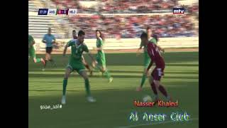 الأنصار والنجمة 00 اياب دوري 20172018 [upl. by Ming447]