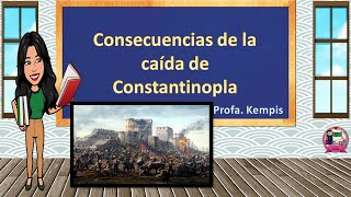 Consecuencias de la caída de Constantinopla [upl. by Oremar]