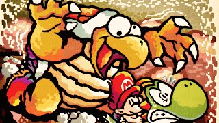 YOSHIS ISLAND  HOOKBILL THE KOOPA  BOSS FIGHT  4K 60 FPS [upl. by Lexine721]