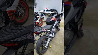 Aprilia RS 457 Exhaust Sound [upl. by Yelsnya]