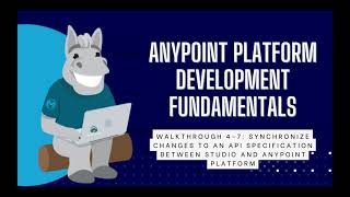 Mulesoft Anypoint Platform Development Fundamentals  Synchronize change to an API specification [upl. by Perseus]