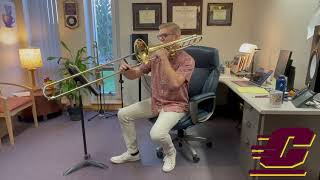 202425 MSBOA High School AllState Trombone Etude Voxman pg 13 [upl. by Llednyl808]