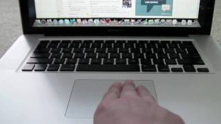 MultiTouch Trackpad Gestures on unibody MBs and MBPs [upl. by Eirdua]