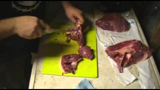 Processing Deer Hind Quarter [upl. by Neyut3]