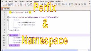 XML PART 05 Prefix and Namespace [upl. by Schertz]