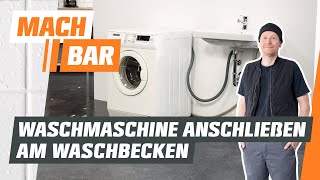 Waschmaschine anschließen  OBI [upl. by Belldas]