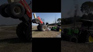 youtubeshorts russian🇷🇺 wepan new song ट्रैक्टर नदी में डूब गया Swaraj 963John Deere Stuck in mud [upl. by Aisayt]