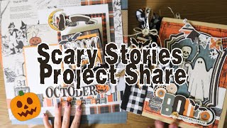 Simple Stories SCARY STORIES RETREAT 💀 Project Share  madebycarlyrose [upl. by Corsetti259]