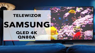 Telewizor Samsung QLED 4K Q80A  dane techniczne  RTV EURO AGD [upl. by Tonie]