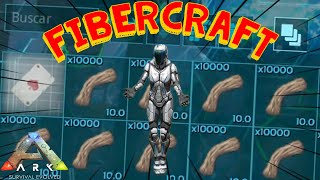 ARK pero todo se craftea con FIBRA 😱 pronene4 [upl. by Esilram]