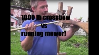 1000ib crossbow vs mower engine [upl. by Glenn]