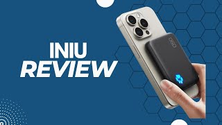 Review INIU for Magsafe Portable Charger Small 10000mAh 20W PD Magnetic Power Bank USB C inampOut [upl. by Drahcir85]