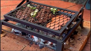 Como hacer una Parrilla Giratoria  Homemade Rotating Grill [upl. by Durware800]