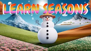 Seasons for kids  Seasons in English  Four Seasons  Spring  Summer  Fall  Winter [upl. by Alrac720]