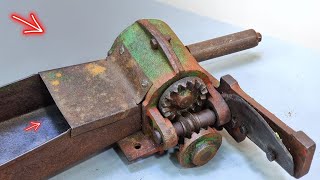 Unusual Chaff Cutter Machine Restoration – How Old Do You Think This Machine Is [upl. by Nnyleve]