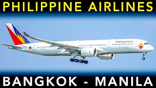 TRIP REPORT  Philippine Airlines  Airbus A350900  Bangkok to Manila [upl. by Finnegan]