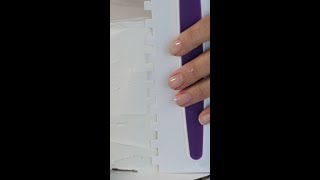 FrHow to Decorate a Striped Cake with an Icing Smoother [upl. by Lahpos596]