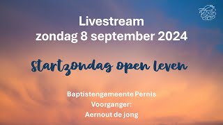 Baptistengemeente Pernis 8 september startzondag open leven [upl. by Einnalem]