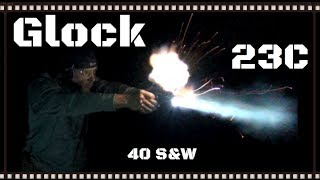 Glock G23C Compensated 40 SampW Review HD [upl. by Stephania648]