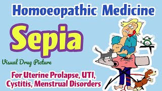 Sepia Homoeopathic Medicine  Sepia 30 200 1M Uses  Sepia Drug Picture  Womans Remedy [upl. by Holli]