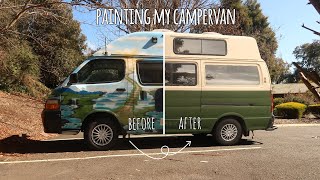 campervan conversion  painting the exterior [upl. by Cletis]