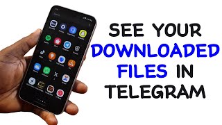 How to See Downloaded Files in Telegram [upl. by Ettenel339]