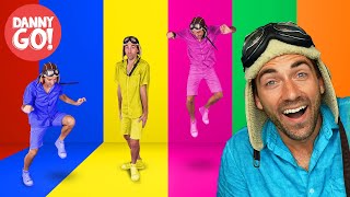 “The Color Dance Game” 🌈  Would You Rather Brain Break  Danny Go Songs for Kids [upl. by Kendell990]