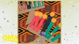 Your kids can help make this simple sweet kinara craft for Kwanzaa l GMA [upl. by Netsirt]