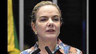 Gleisi Hoffmann destaca campanha de 16 dias de ativismo pelo fim da violência contra a mulher [upl. by Leanne146]