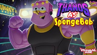 FAILED Ai of THANOS as SPONGEBOB  Cartoon Beatbox Battles [upl. by Sardse]