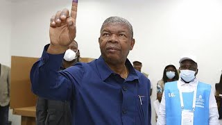 Angola elections ruling party wins incumbent president reelected [upl. by Rolland]