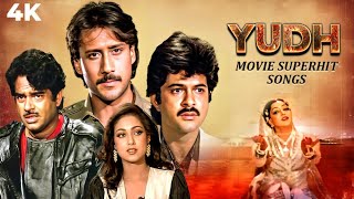 Yudh Movie Superhit Songs 4K NonStop Bollywood JUKEBOX  Bollywood Superhit Songs  Movie Musical [upl. by Suaeddaht]