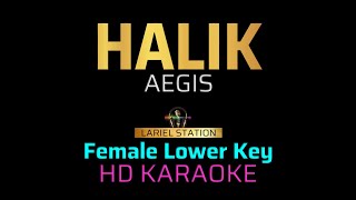 HALIK  AEGIS Female LOWER Key KARAOKEINSTRUMENTAL [upl. by Derk]