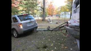 Backing in Pontoon Boat Trailer [upl. by Rozanna]