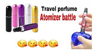 Easy Refill Travel Perfume Atomizer Bottle  Empty perfume bottle Just awesome [upl. by Addis]