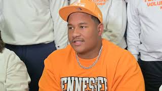 Tennessee signee 4Star OL Nic Moore on why he chose the Vols [upl. by Retsek]