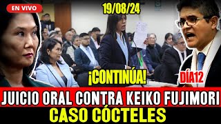 🔴EN VIVO KEIKO FUJIMORI AUDIENCIA CASO COCTELES JUICIO ORAL POR DELITO quotORG CRlMlNALquot  DÍA 12 [upl. by Moises]