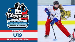 CRC 2024 Playoffs  Dieppe UniPlex IGA U19 Team New Brunswick vs RiveSud [upl. by Royce730]