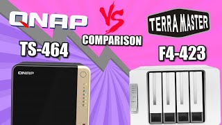 QNAP TS464 vs Terramaster F4423 NAS Comparison  Which Should You Buy [upl. by Giffie915]