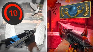 Global élite 🆚 Faceit level 10 LA VRAIE DIFFÉRENCE [upl. by Araccat93]