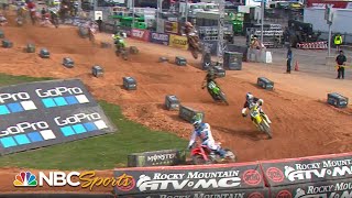 2023 Supercross Round 13 in Atlanta  EXTENDED HIGHLIGHTS  41523  Motorsports on NBC [upl. by Anigriv]