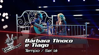 Bárbara Tinoco e Tiago Nacarato  quotTempoSei Láquot  The Voice Portugal [upl. by Noterb209]