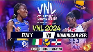 VNL LIVE │ ITALY vs DOM REPUBLIC Live Score Update Today VNL 2024 FIVB VOLLEYBALL NATIONS LEAGUE [upl. by Choong]